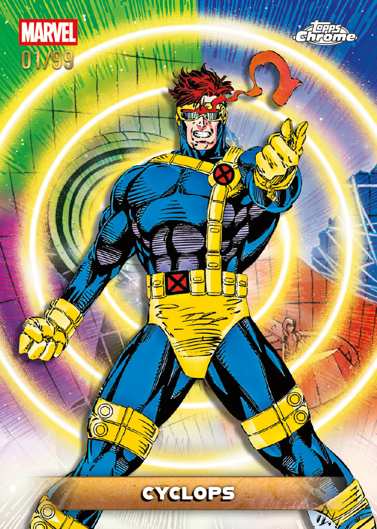 2026 Topps Mint Marvel Cyclops Cerebro numbered 01/99