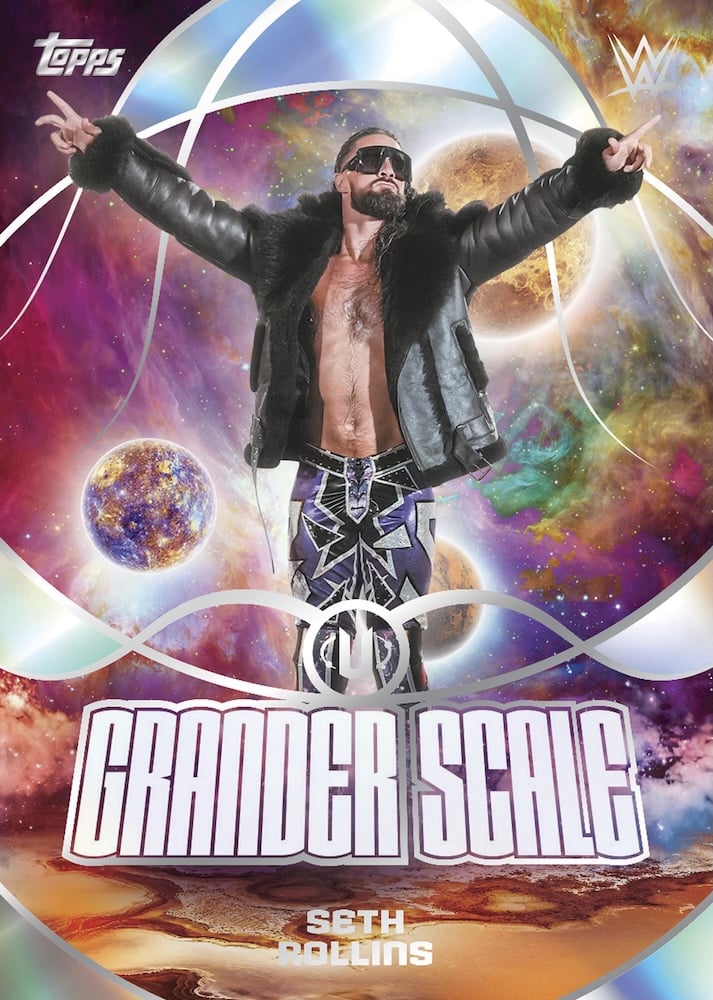 2026 Topps Universe WWE Seth Rollins Grander Scale insert