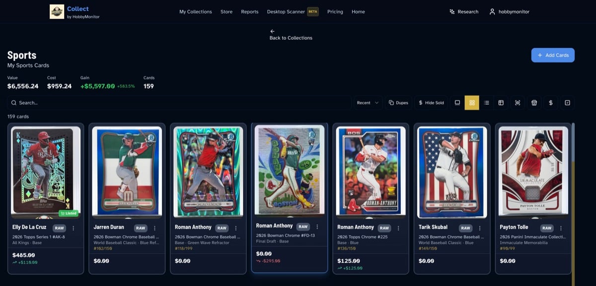 Collect on the web